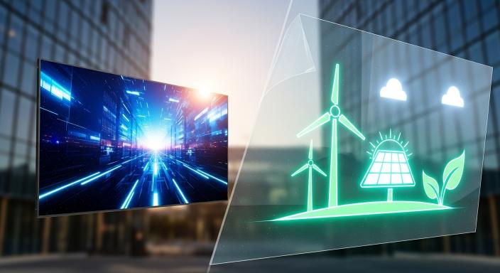 Portable LED Transparent Film Screens in Riyadh