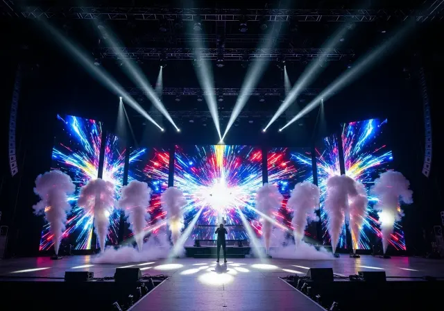 LED Mesh Curtain Screen