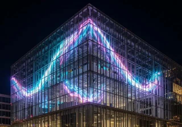 LED Mesh Curtain Screen