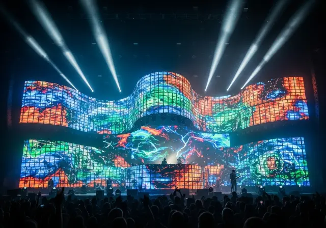 Flexible LED Mesh Screen