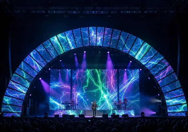 Transparent LED Mesh Screen