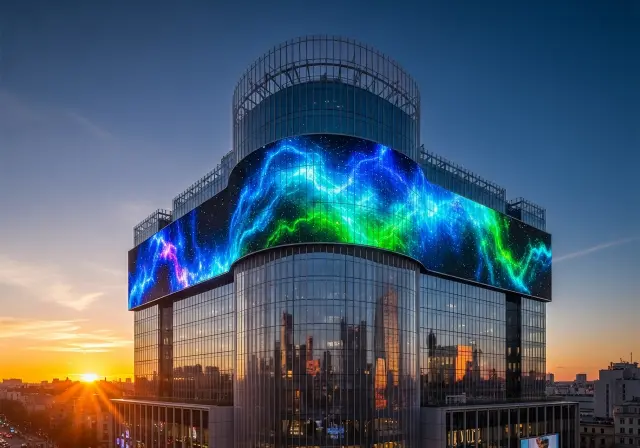 LED Mesh Curtain Screen