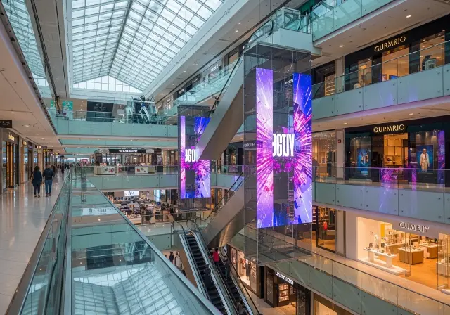 Transparent LED Mesh Screen