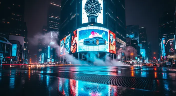 Transparent Mesh LED Screen