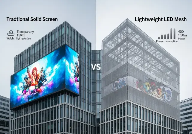 Flexible LED Mesh Screen