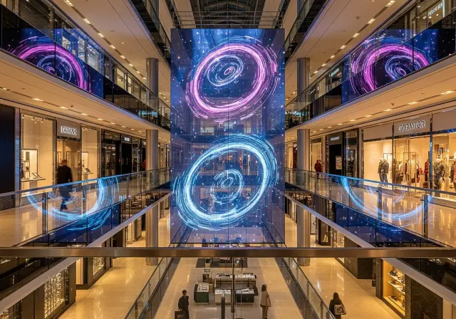 LED Mesh Curtain Screen