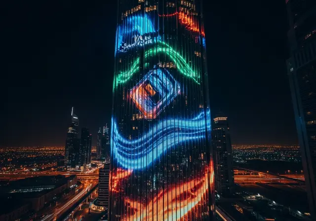 Transparent LED Mesh Screen