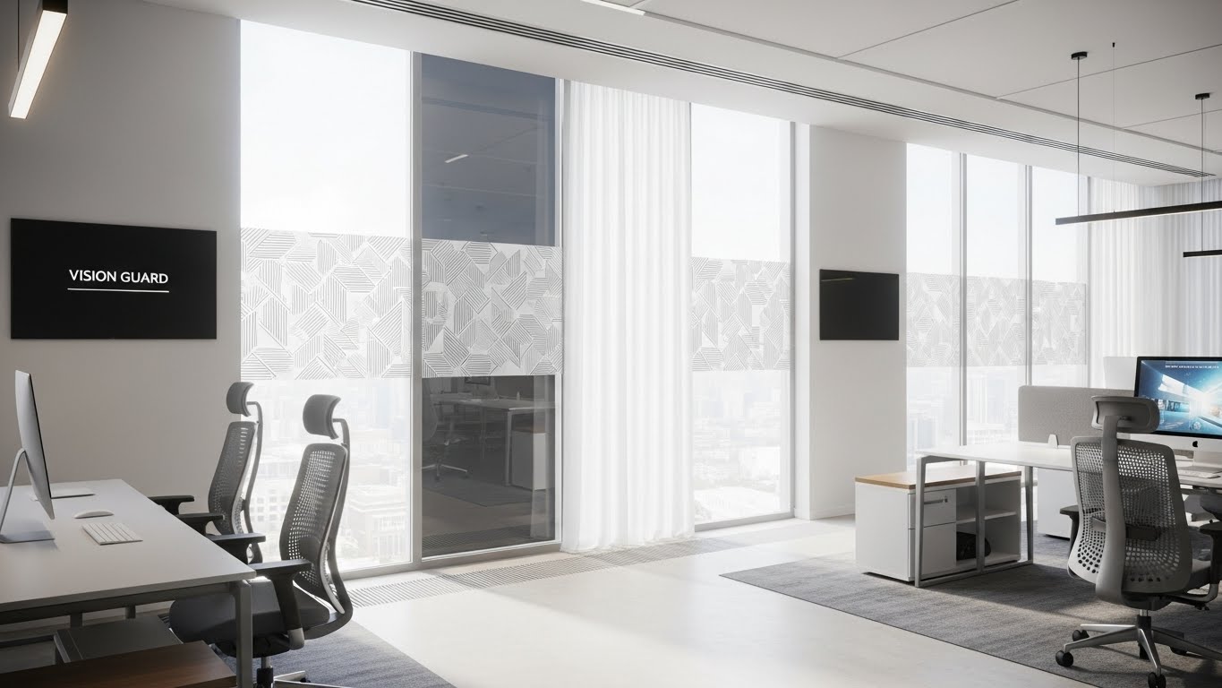 طريقة تركيب الاستيكر على الزجاج