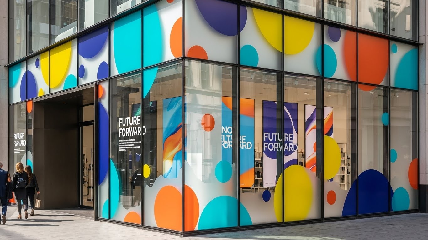 ستيكر زجاج رملي