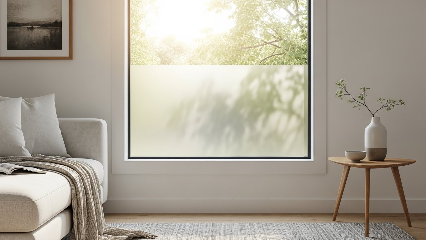 ستيكر زجاج رملي