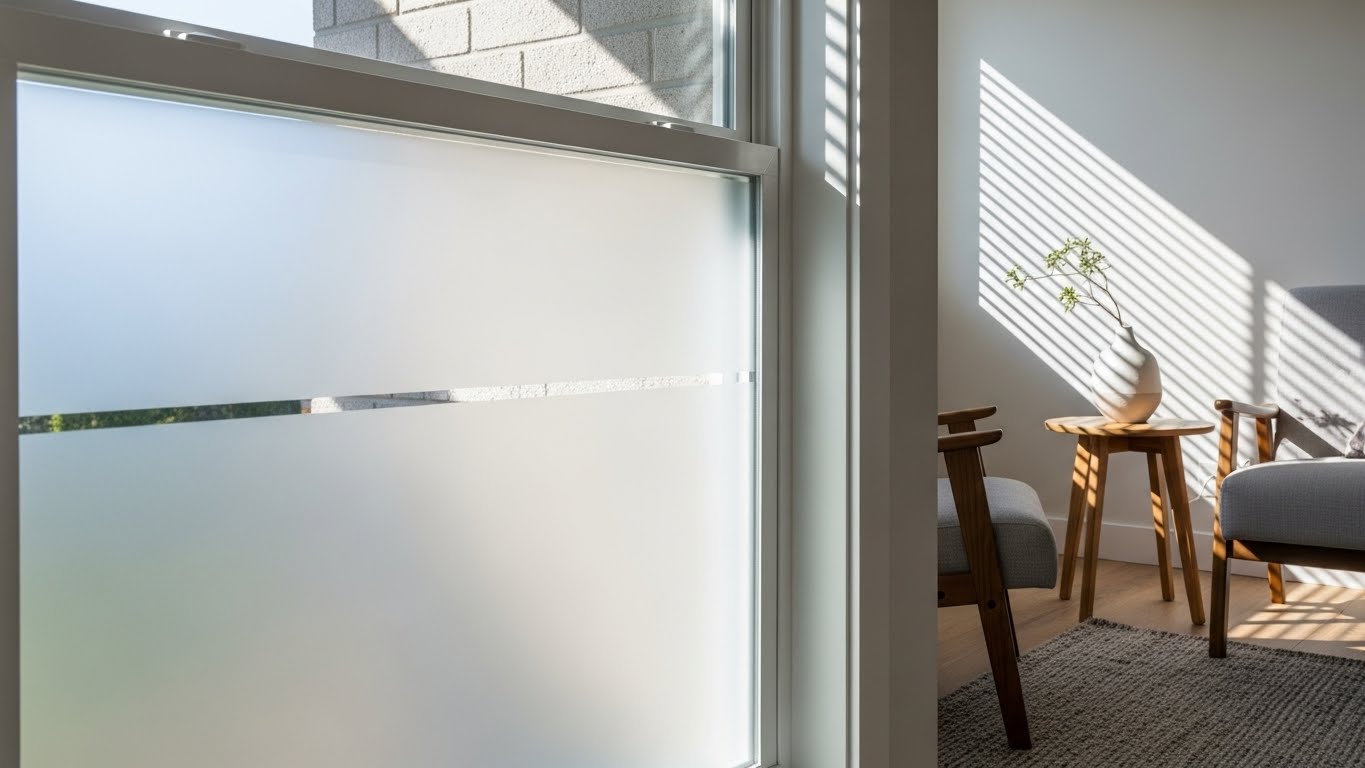 ستيكر زجاج رملي