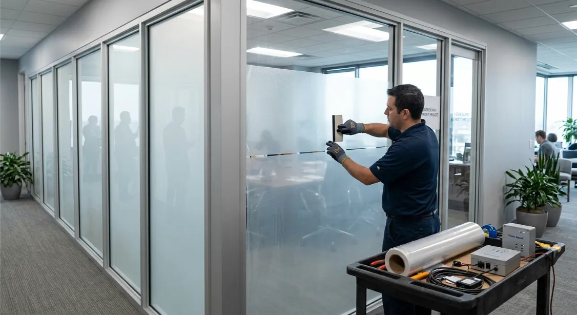 Self-Adhesive Smart Film vs Laminated Smart Glass Saudi Arabia